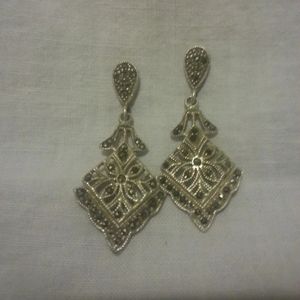 Marcasite Chandelier Earrings